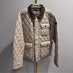 NWT Polo Ralph Lauren DARK Quilted Field Jacket w/ Corduroy Collar SZ XL